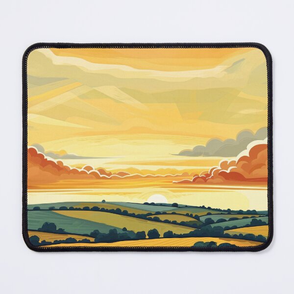 Item preview, Scenic Sunset Over Rolling Hills designed and sold by amortka.