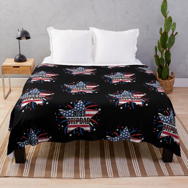 Item preview, Best Stepdad, Patriotic American Stepdad, 4th of July Fathers Day, Independence Day Stepdad, American Flag Fireworks Stepdad designed and sold by WanderTravels.