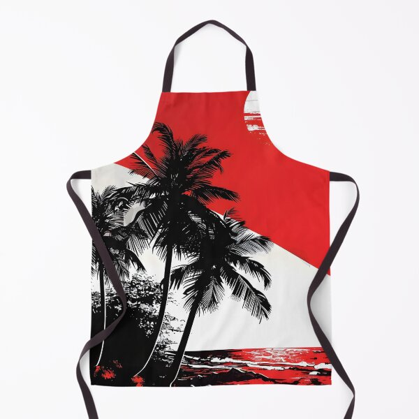 Item preview, abstract summer theme with palm trees designed and sold by dcrc.