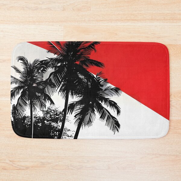 Item preview, abstract summer theme with palm trees designed and sold by dcrc.