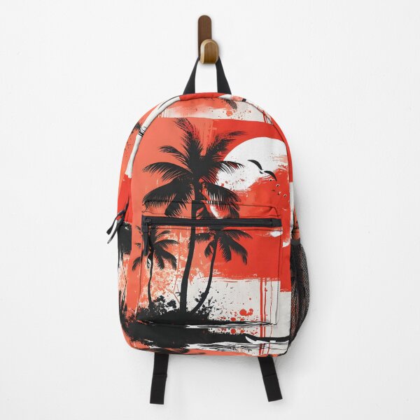 Item preview, abstract summer theme with palm trees designed and sold by dcrc.