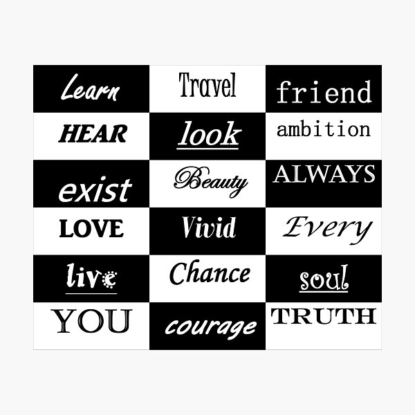 Item preview, Words designed and sold by KelseyJB16.
