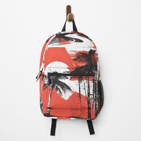 Item preview, abstract summer theme with palm trees designed and sold by dcrc.