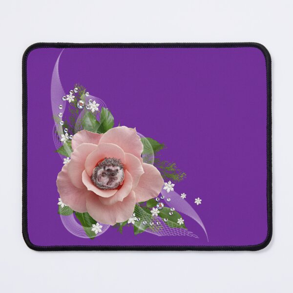 Item preview, CUTE HEDGEHOG ROSEBUD designed and sold by THE AMERICAN TEEVANGELIST.