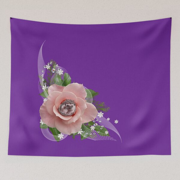 Item preview,  CUTE HEDGEHOG ROSEBUD designed and sold by THE AMERICAN TEEVANGELIST.