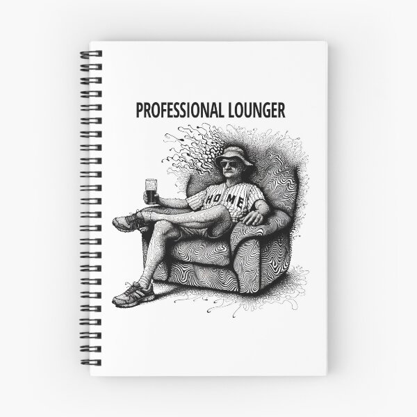 Item preview, Professional Lounger Black White Ink Pen Art designed and sold by ShaViArt.