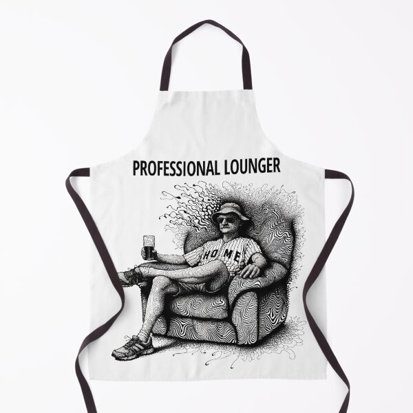 Item preview, Professional Lounger Black White Ink Pen Art designed and sold by ShaViArt.