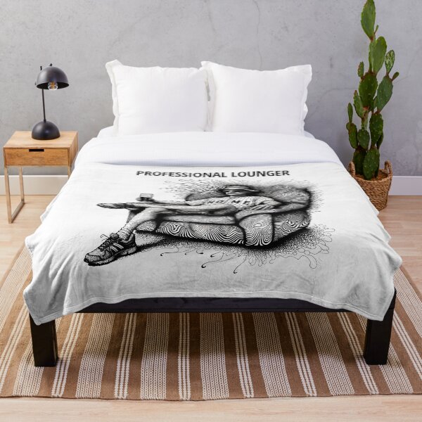 Item preview, Professional Lounger Black White Ink Pen Art designed and sold by ShaViArt.