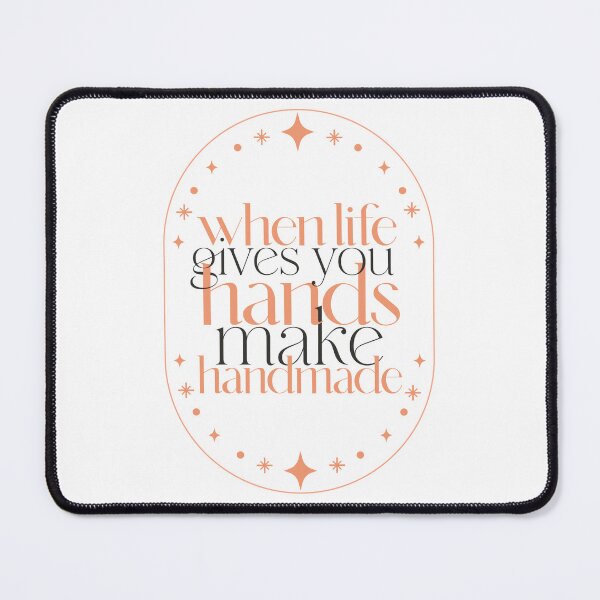 Item preview, When lives gives you hands make handmade quote in boho style designed and sold by interico88.