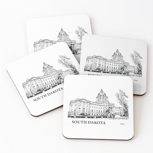 Item preview, South Dakota State USA designed and sold by Lakeric Cityscapes.
