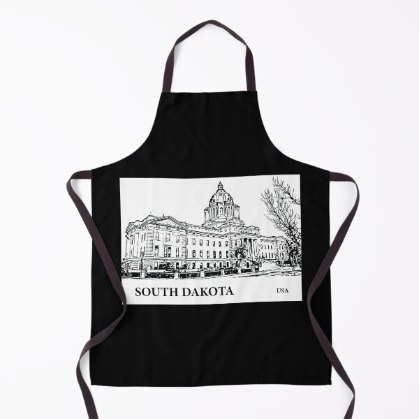 Item preview, South Dakota State USA designed and sold by Lakeric Cityscapes.