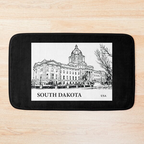 Item preview, South Dakota State USA designed and sold by Lakeric Cityscapes.