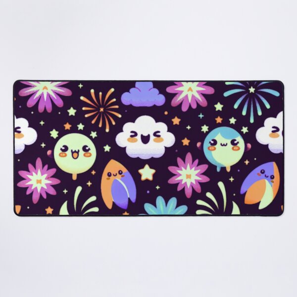 Item preview, Kawaii Fireworks Pattern designed and sold by BassHeadMomma.