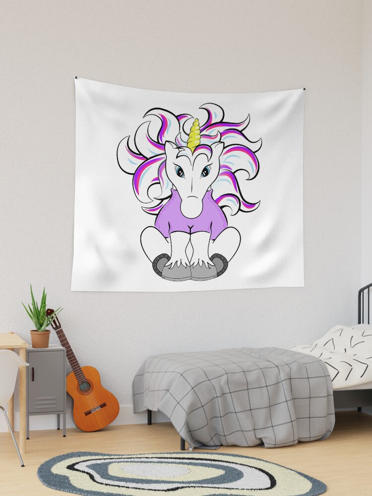 Tapestry, Unicorn in a Turtleneck designed and sold by Otter-Grotto