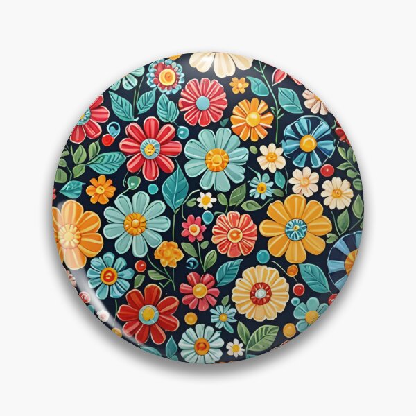 Item preview, Flowers and Leaves Pattern designed and sold by AJSRPrints.