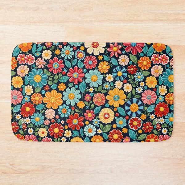 Item preview, Flowers and Leaves Pattern designed and sold by AJSRPrints.