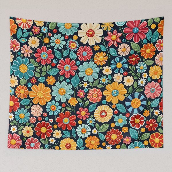 Item preview, Flowers and Leaves Pattern designed and sold by AJSRPrints.