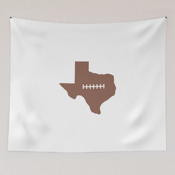 Item preview, Texas State Outline Football Stitch designed and sold by US States Merch.