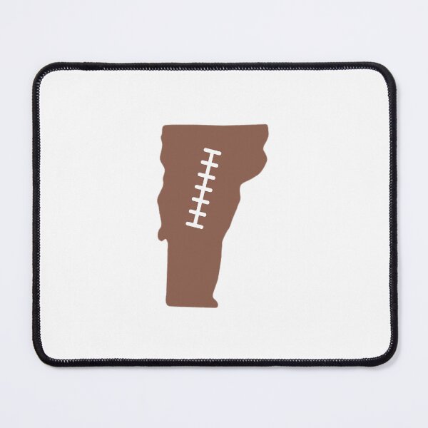 Item preview, Vermont State Outline Football Stitch designed and sold by US States Merch.
