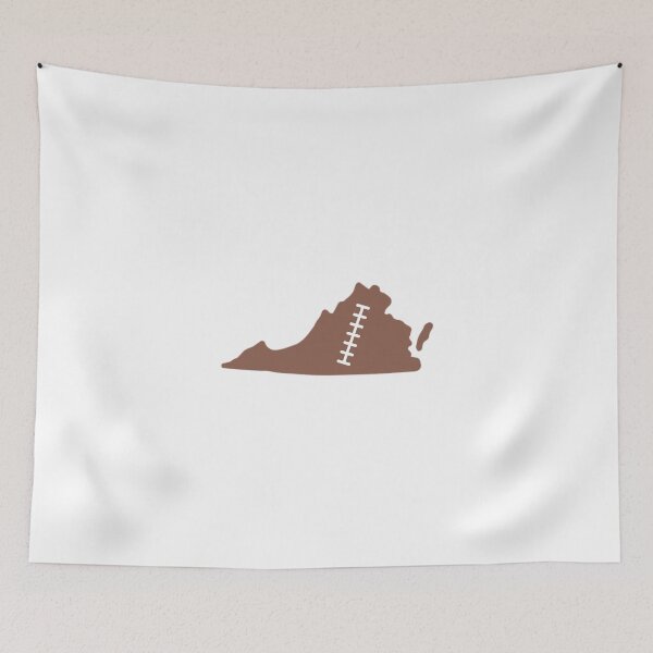 Item preview, Virginia State Outline Football Stitch designed and sold by US States Merch.