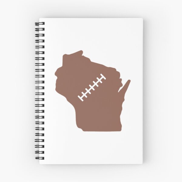Item preview, Wisconsin State Outline Football Stitch designed and sold by US States Merch.