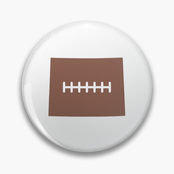 Item preview, Wyoming State Outline Football Stitch designed and sold by US States Merch.