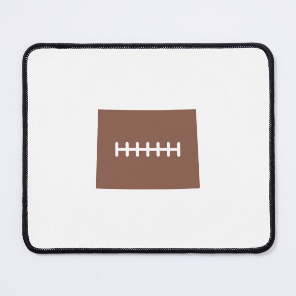 Item preview, Wyoming State Outline Football Stitch designed and sold by US States Merch.