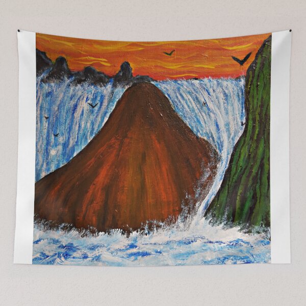 Item preview, At the Mushroom Falls designed and sold by George Hutton Hunter.