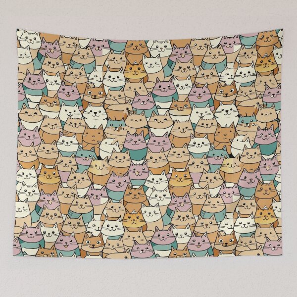 Item preview, Cute Cats Pattern. Pet designed and sold by SuraSu.