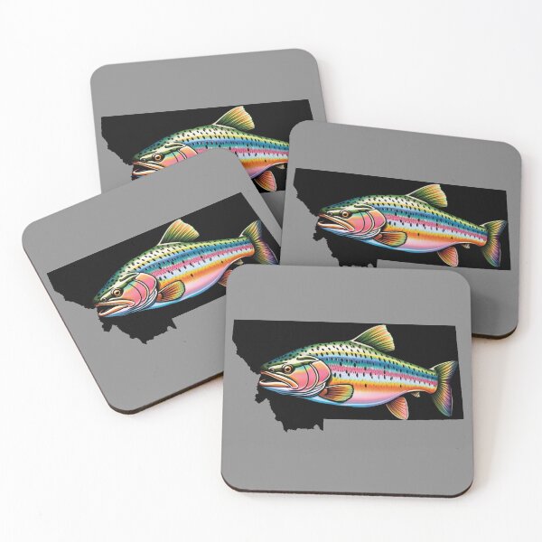 Item preview, 406 - Montana - Fish MT (rainbow trout) designed and sold by Gilby-Designs.
