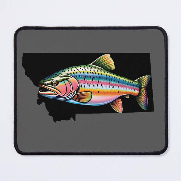 Item preview, 406 - Montana - Fish MT (rainbow trout) designed and sold by Gilby-Designs.