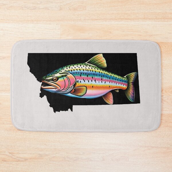 Item preview, 406 - Montana - Fish MT (rainbow trout) designed and sold by Gilby-Designs.