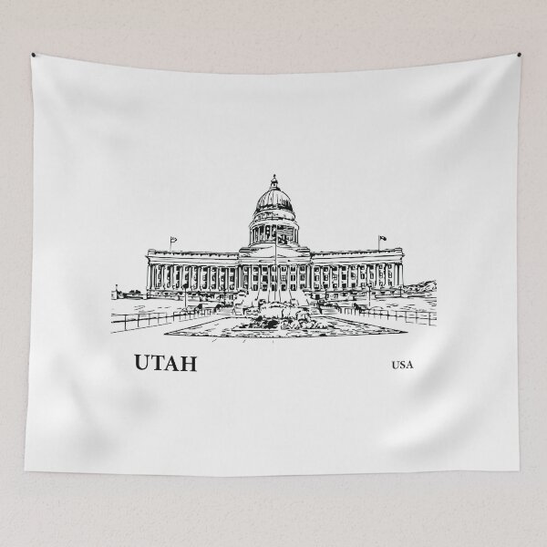 Item preview, Utah State USA designed and sold by Lakeric Cityscapes.