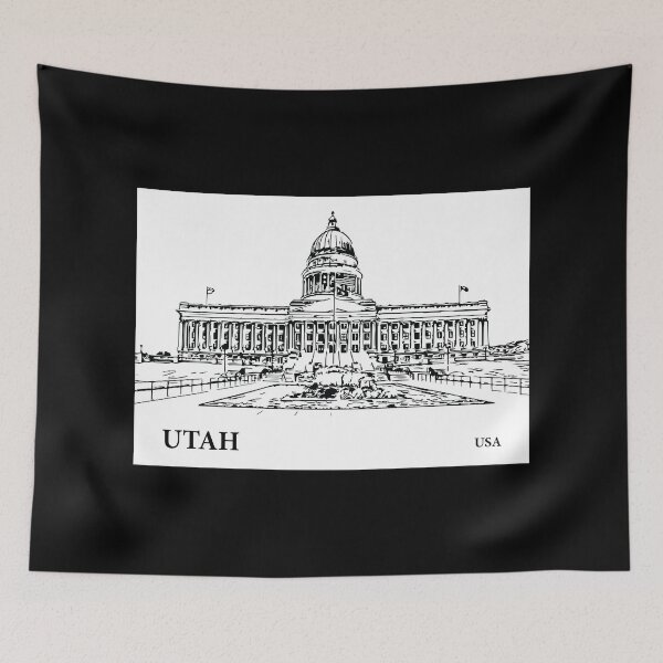 Item preview, Utah State USA designed and sold by Lakeric Cityscapes.