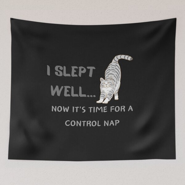 Item preview, I SLEPT  WELL...NOW IT'S TIME FOR A CONTROL NAP designed and sold by Belweder.