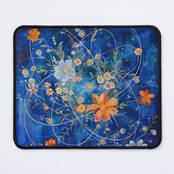 Item preview, atomic particles with molecular energy made of spring wild flowers designed and sold by pencil-art98.