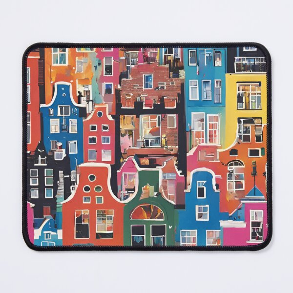 Item preview, Amsterdam buildings pattern designed and sold by TheRightHonMP.