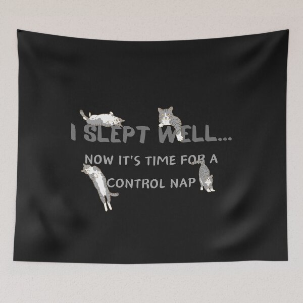 Item preview,  I SLEPT  WELL...NOW IT'S TIME FOR A CONTROL NAP designed and sold by Belweder.