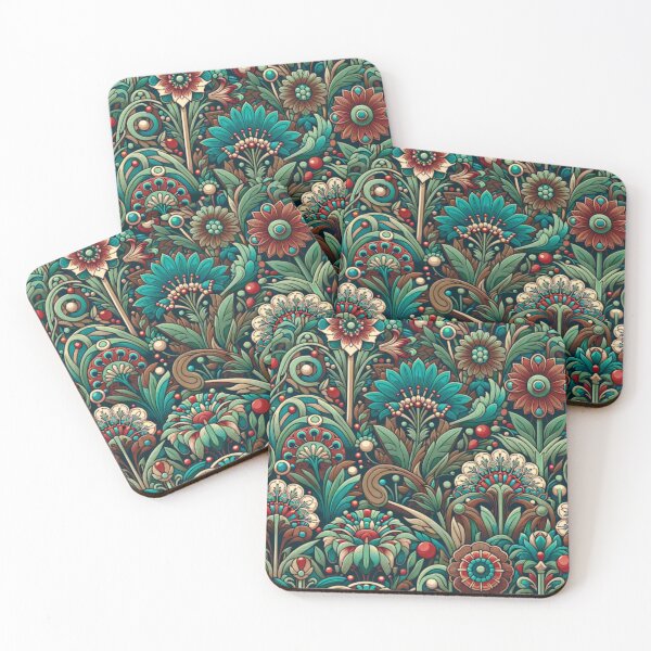 Item preview, Vintage Floral Wallpapper designed and sold by BassHeadMomma.