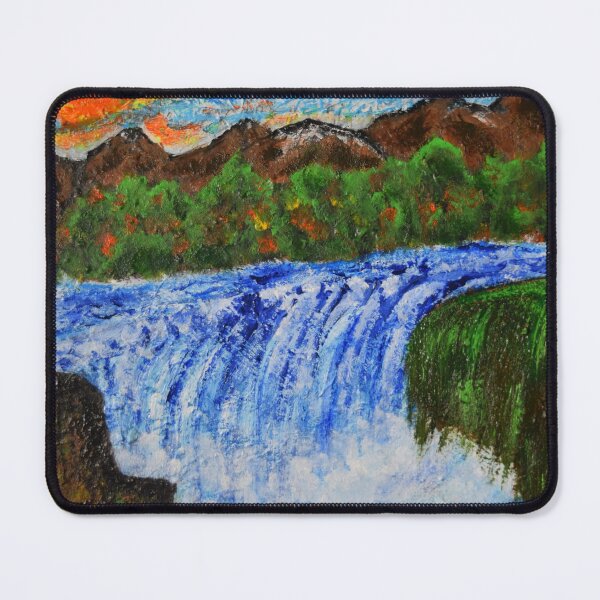 Item preview, Sun over waterfall designed and sold by George Hutton Hunter.
