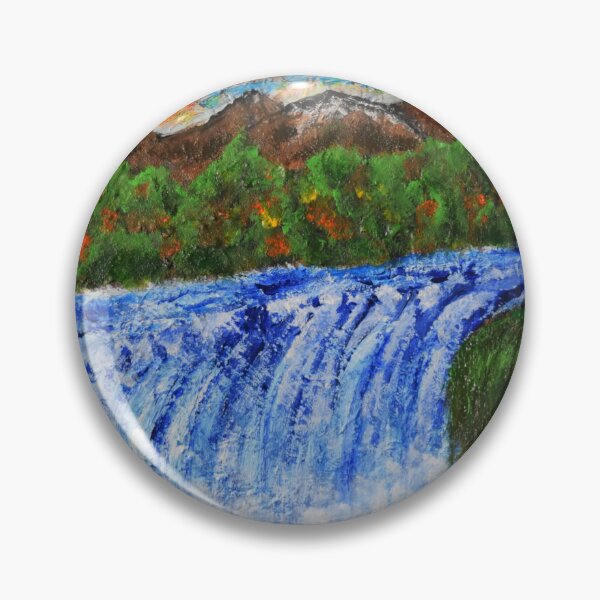 Item preview, Sun over waterfall designed and sold by George Hutton Hunter.