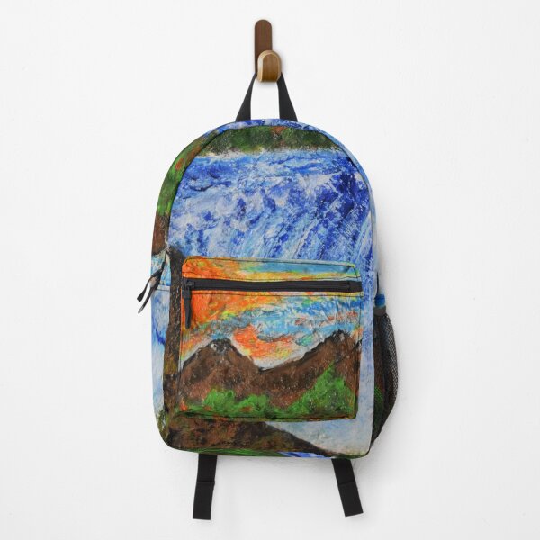 Item preview, Sun over waterfall designed and sold by George Hutton Hunter.