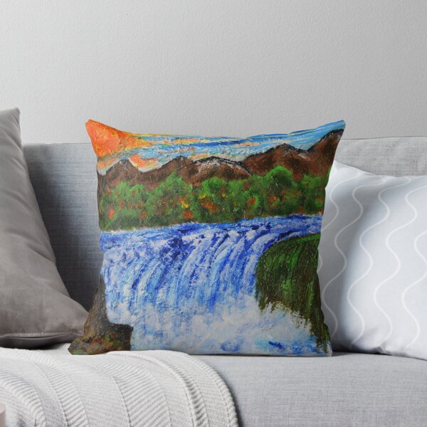 Item preview, Sun over waterfall designed and sold by George Hutton Hunter.
