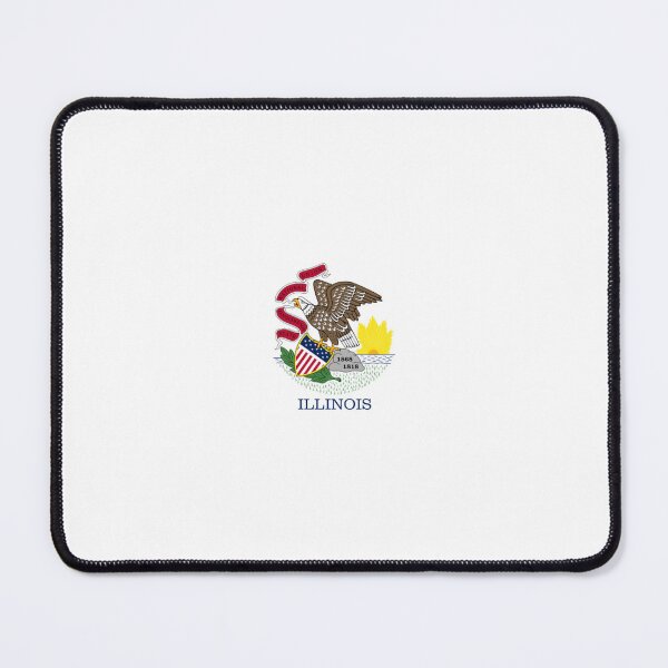 Item preview, Illinois State Flag designed and sold by US States Merch.