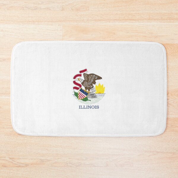 Item preview, Illinois State Flag designed and sold by US States Merch.