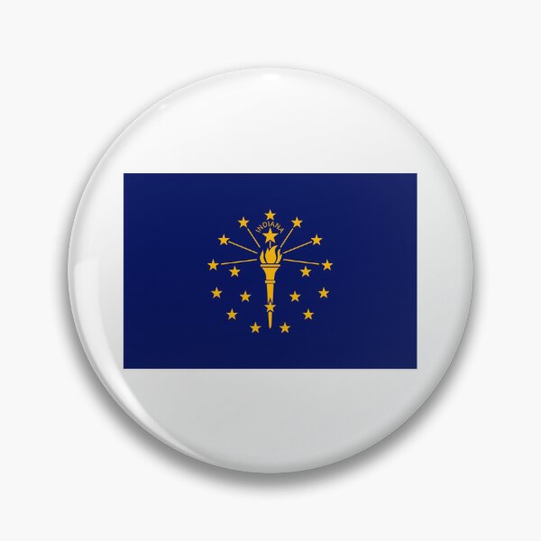 Item preview, Indiana State Flag designed and sold by US States Merch.