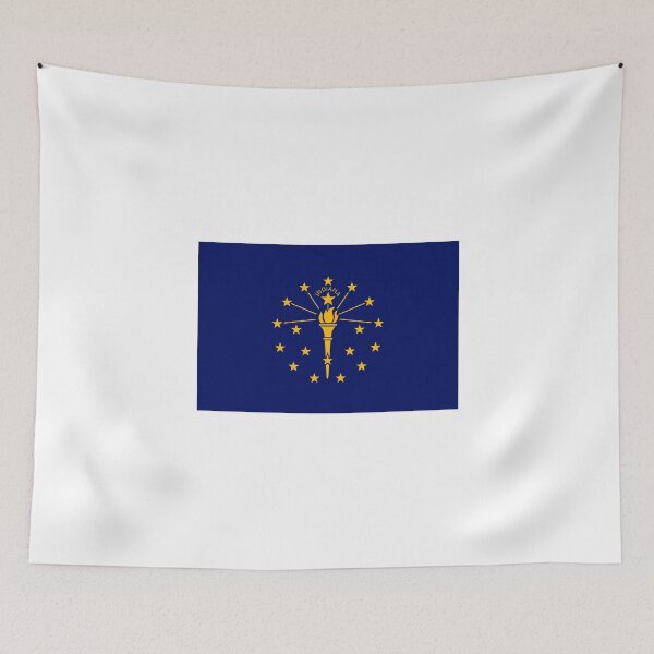Item preview, Indiana State Flag designed and sold by US States Merch.