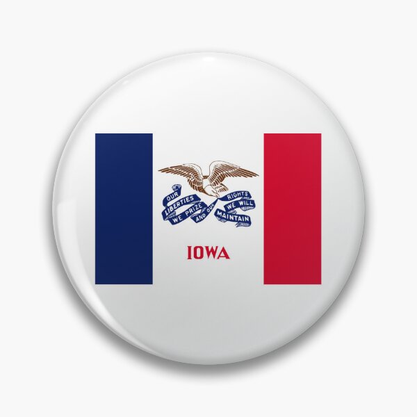 Item preview, Iowa State Flag designed and sold by US States Merch.