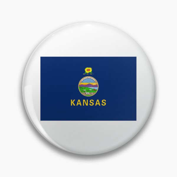 Item preview, Kansas State Flag designed and sold by US States Merch.