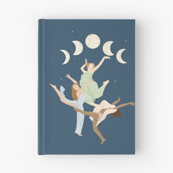 Item preview, Women dancing under moon phases designed and sold by CreativeElle.